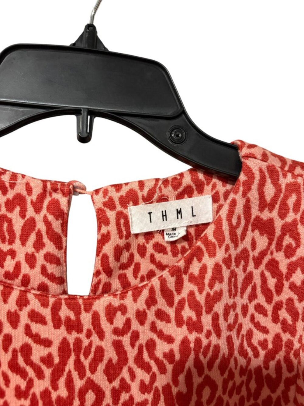 THML Puff Sleeve Leopard Print Blouse - Picture 5 of 6